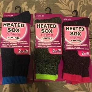 3 pairs Heated Sox thermal socks